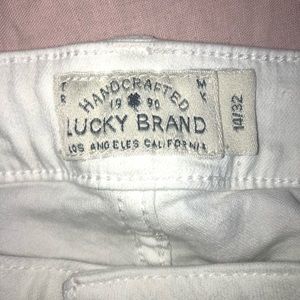white Lucky Brand crops